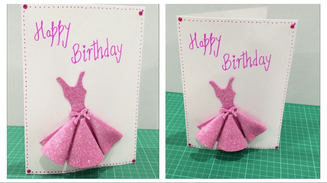 Birthday Card Ideas For Girls Diy Birthday Card For Girls