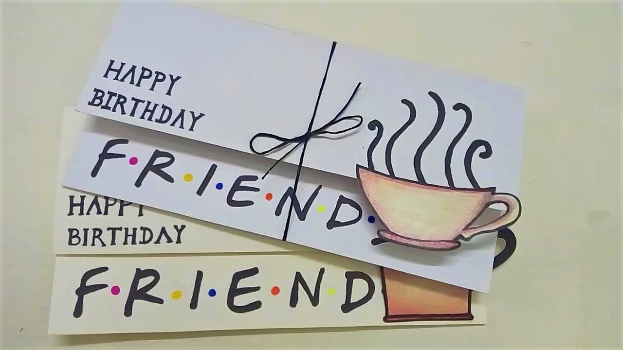 Cute Birthday Card Ideas For Friend Simple Birthday Card For Friends Friends Diy
