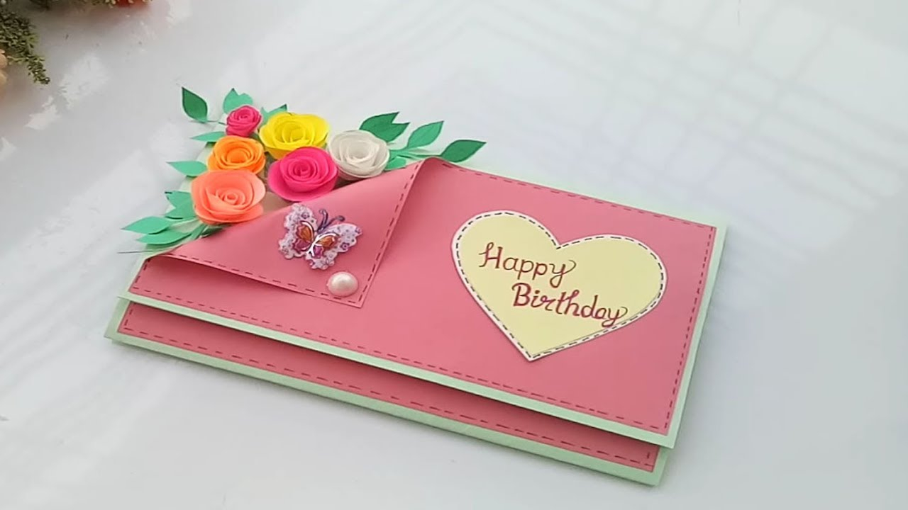 Ideas For Homemade Birthday Cards Beautiful Handmade Birthday Cardbirthday Card Idea