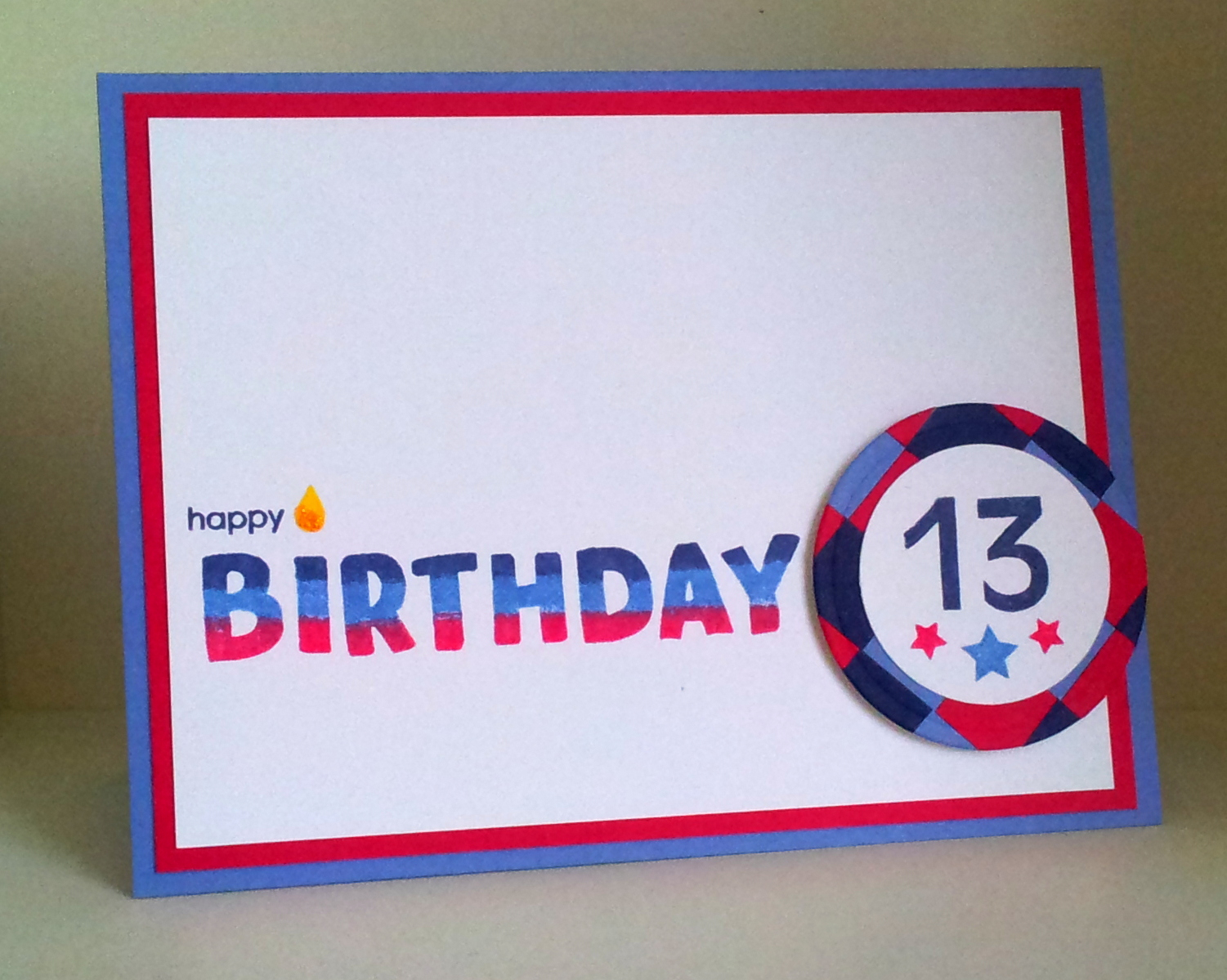 13 Birthday Card Ideas Maskerade Happy 13th Birthday