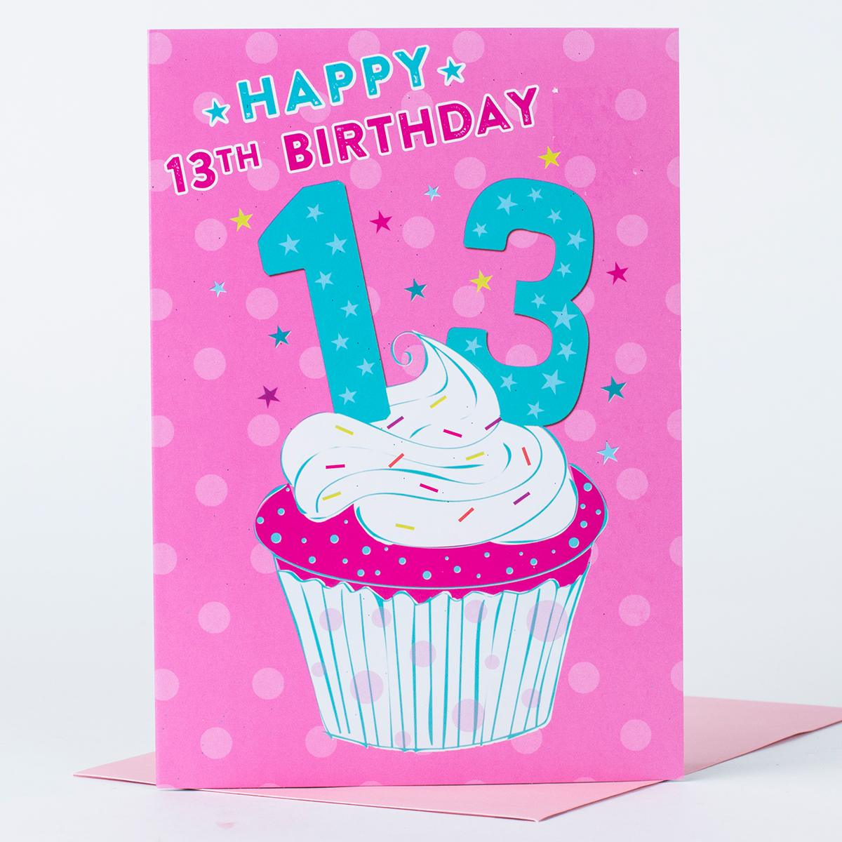 13Th Birthday Card Ideas 13th Birthday Card Happy Birthday Cupcake