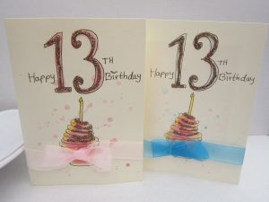 13Th Birthday Card Ideas 13th Birthday Card Watercolour Card Birthday Cards Personalise Daughter Birthday Niece Birthday Handmade Card Hand Painted Card