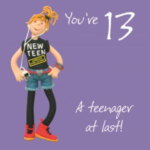 13Th Birthday Card Ideas Girls 13th Birthday Greeting Card