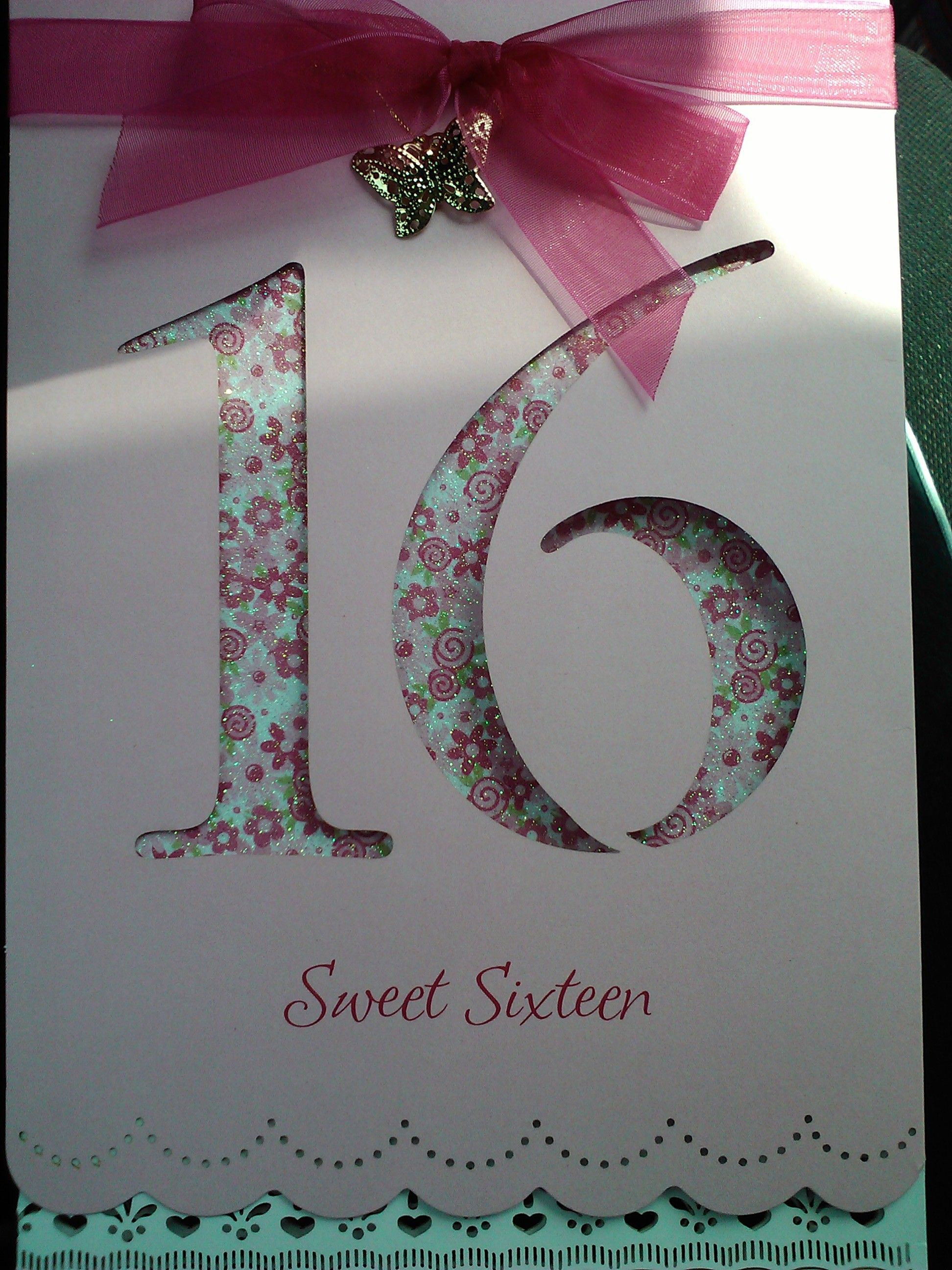 16Th Birthday Card Ideas 16th Birthday Cards Birthday Gift Ideas For Tween Girl