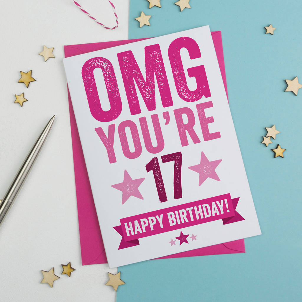 17Th Birthday Card Ideas 94 Happy 17 Birthday Cards Happy 17th Birthday Card For Girl
