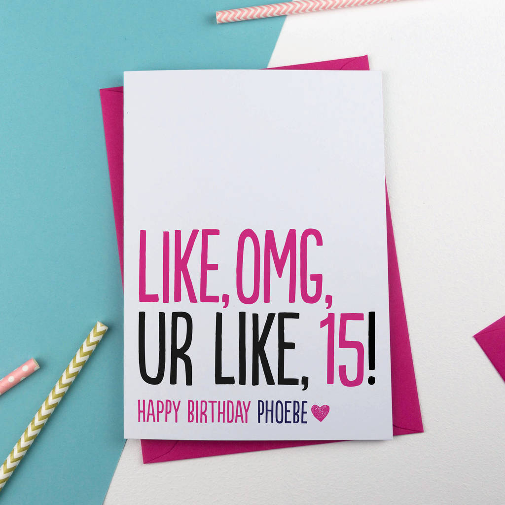 17Th Birthday Card Ideas Teenager Birthday Card Personalised