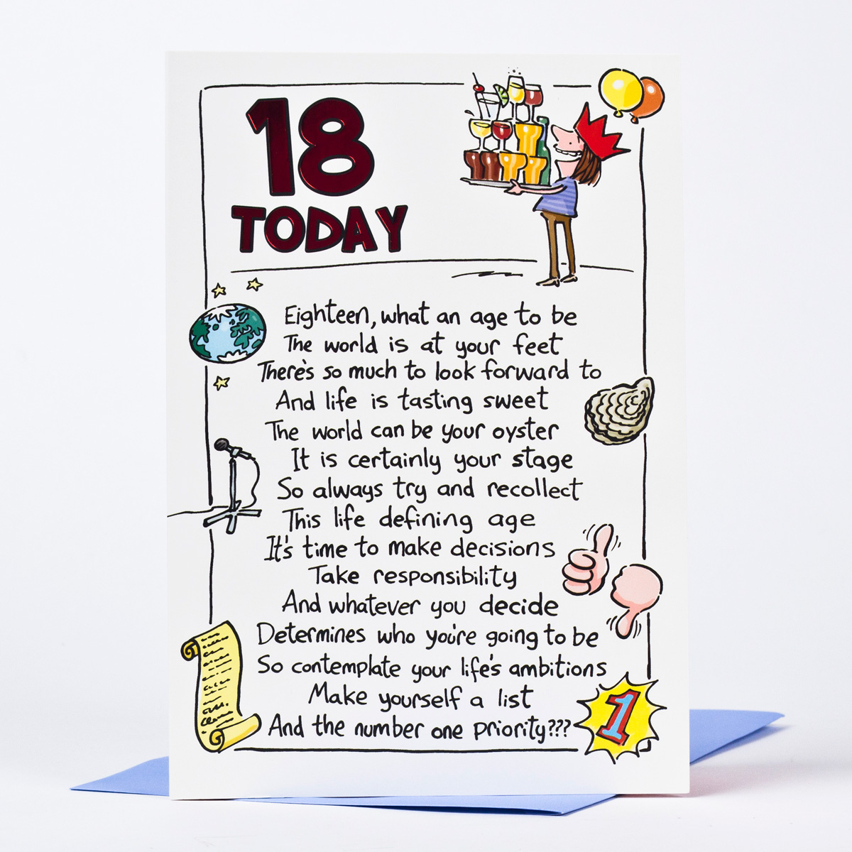 18 Birthday Card Ideas 18th Birthday Card Humorous 18 Today