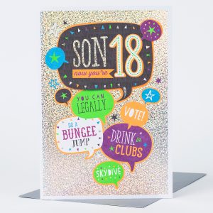 18Th Birthday Card Ideas 18th Birthday Card Son Now Youre 18