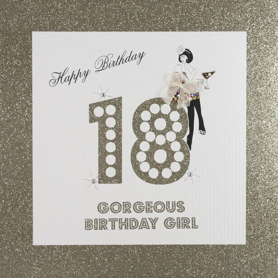 18Th Birthday Card Ideas Handmade Gorgeous Birthday Girl Large Handmade 18th Birthday Card Ga1