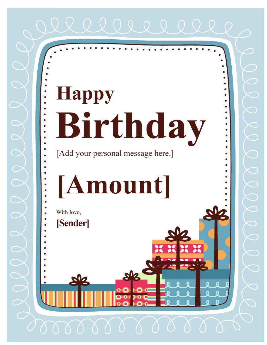 20Th Birthday Card Ideas 40 Free Birthday Card Templates Template Lab