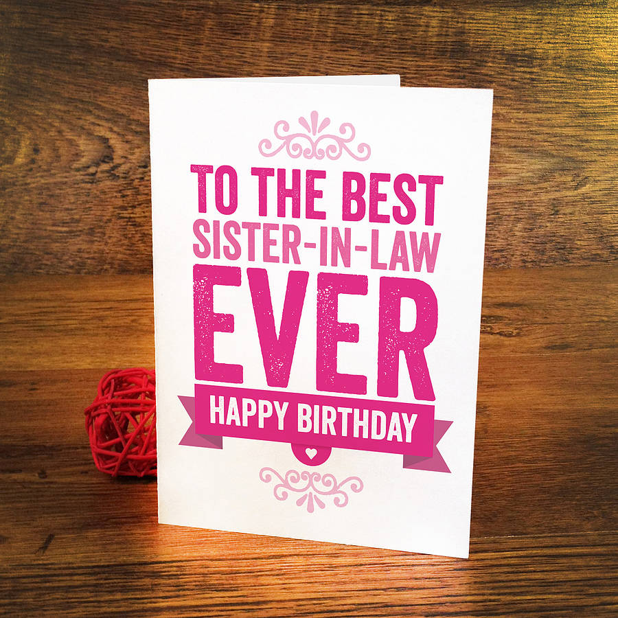 20Th Birthday Card Ideas 55 Birthday Wishes For Sister In Law Wishesgreeting