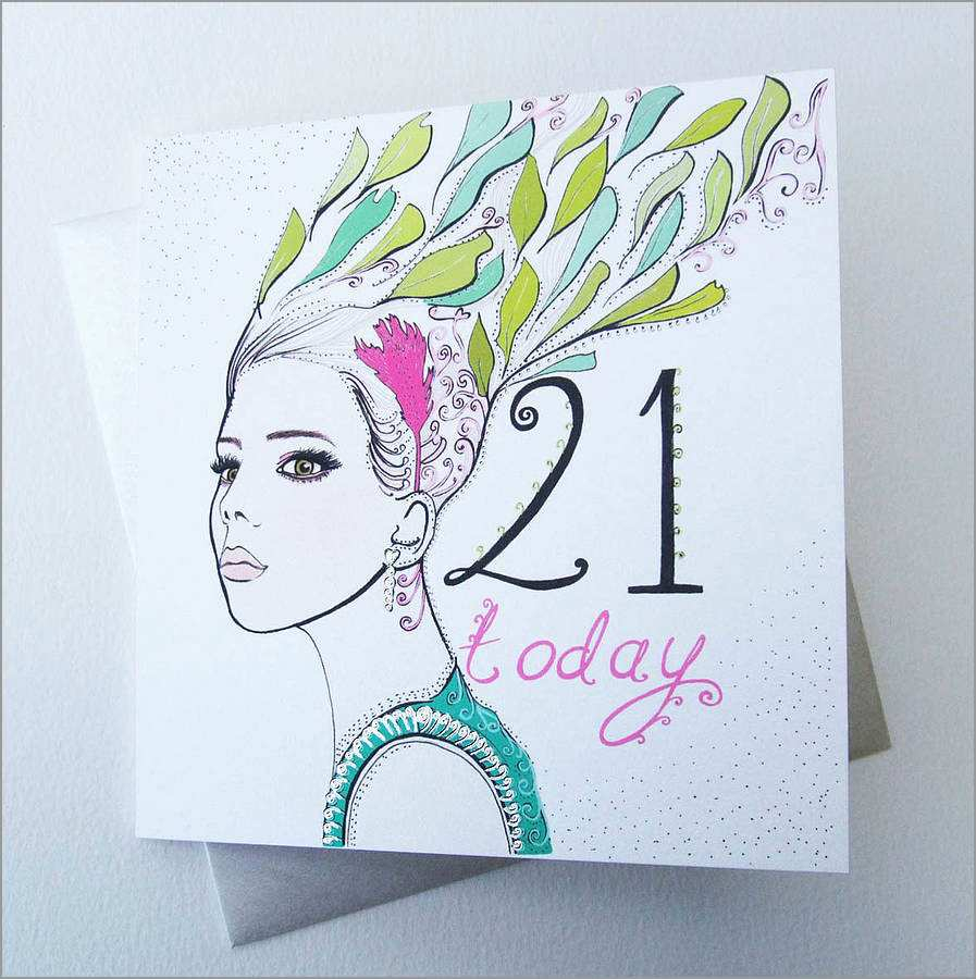 21St Birthday Card Ideas 21st Birthday Card Templates Free Wonderfully Card Design Ideas