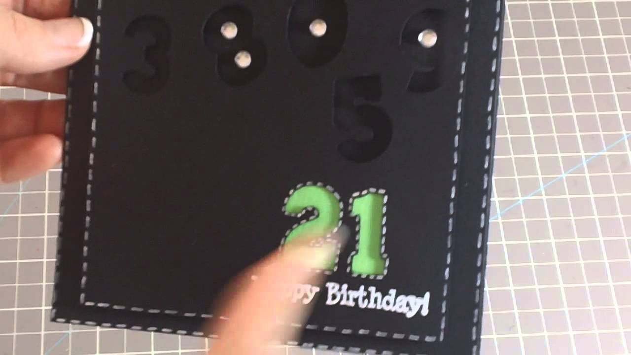 21St Birthday Card Making Ideas 21st Birthday Man Card