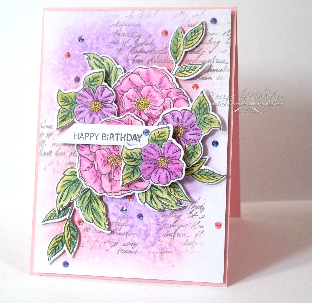 21St Birthday Card Making Ideas Pretty Floral Cardmaking Ideas From Card Making Magic Simply Cards