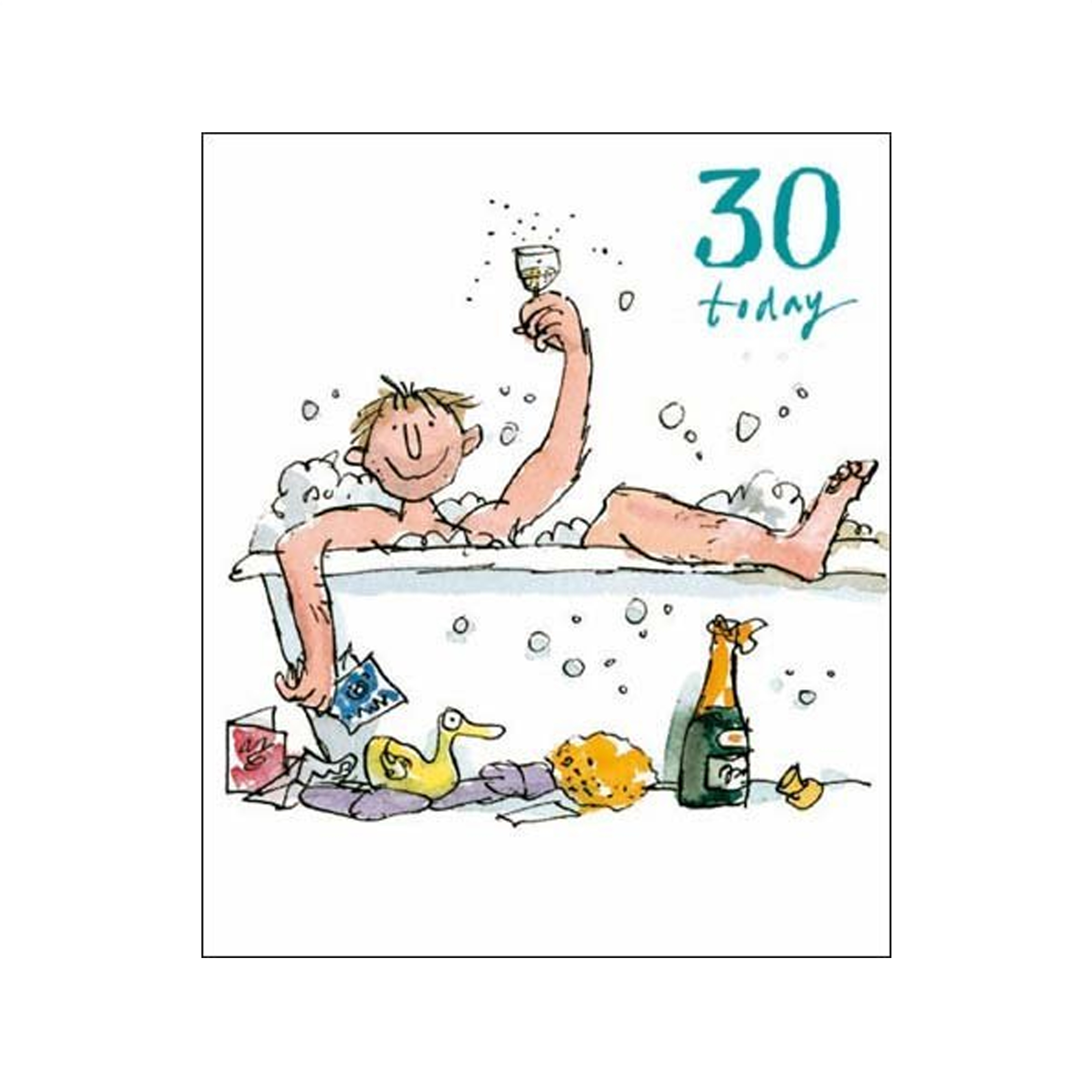 30Th Birthday Card Ideas Lets Celebrate Male 30th Birthday Card Quentin Blake