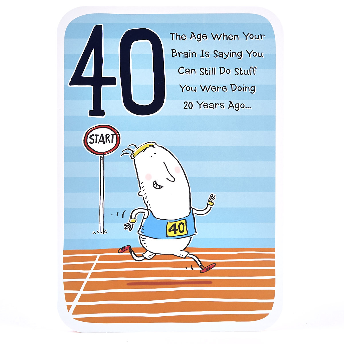 40 Birthday Card Ideas 40th Birthday Card Starting Line