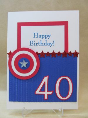 40Th Birthday Card Ideas Savvy Handmade Cards Happy 40th Birthday Card