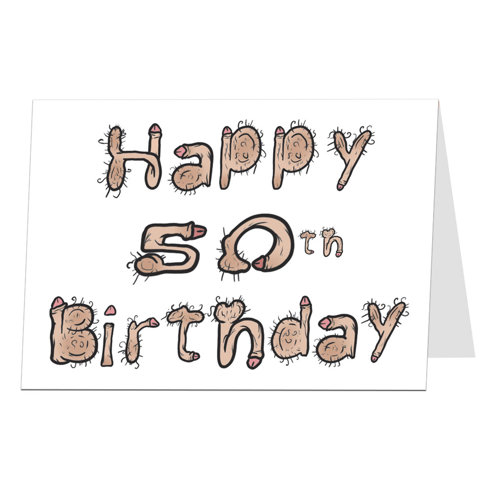 50Th Birthday Card Ideas 50th Birthday Cards Funny Rude Offensive Quirky Limalimacouk