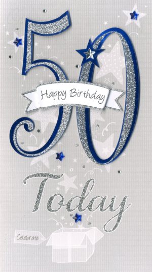 50Th Birthday Card Ideas Happy 50th Birthday Greeting Card
