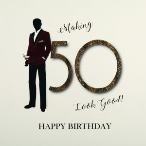 50Th Birthday Card Ideas Making 50 Look Good Large Handmade 50th Birthday Card Mrm8