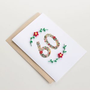 60 Birthday Card Ideas Happy 60th Birthday Card Floral Milestone Greeting Card Custom Postcard For Grandparents Grandma Nana Mom Aunt Elder Sister Friend