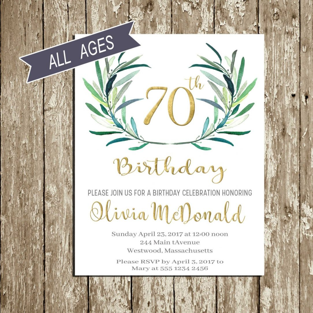 70 Birthday Card Ideas 70th Birthday Invitation Card Ideas Elegant Envelopes In Spanish