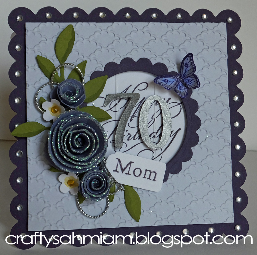 70 Birthday Card Ideas Crafty Sahm I Am Moms 70th Birthday Card