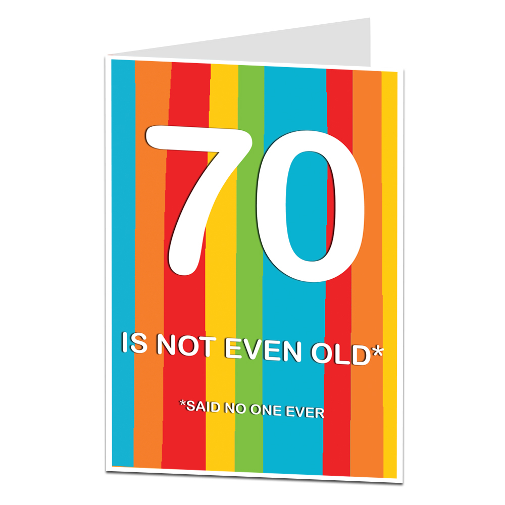 70Th Birthday Card Ideas 70th Birthday Card Getting Old