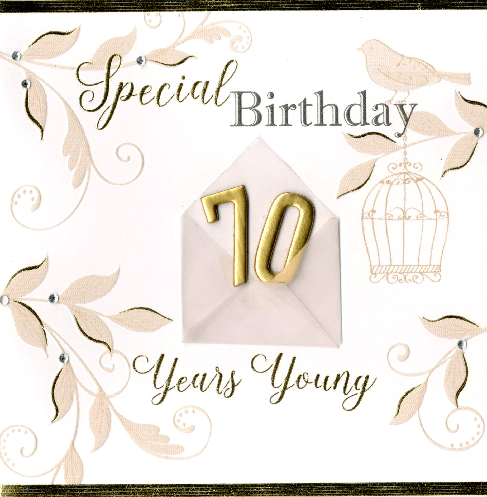 70Th Birthday Card Ideas Special 70th Birthday Greeting Card