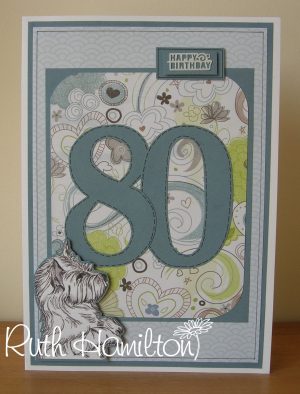 80 Birthday Card Ideas A Passion For Cards 80th Birthday Card