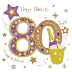 80 Birthday Card Ideas Happy 80th Birthday Greeting Card Talking Pictures