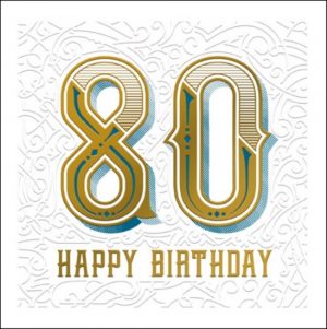 80 Birthday Card Ideas Happy 80th Birthday Odyssey Greeting Card