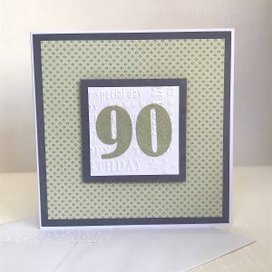 90Th Birthday Card Ideas 90th Birthday Card Handmade Ready For Delivery