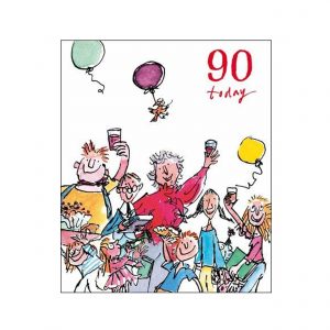 90Th Birthday Card Ideas 90th Unisex Birthday Card Quentin Blake