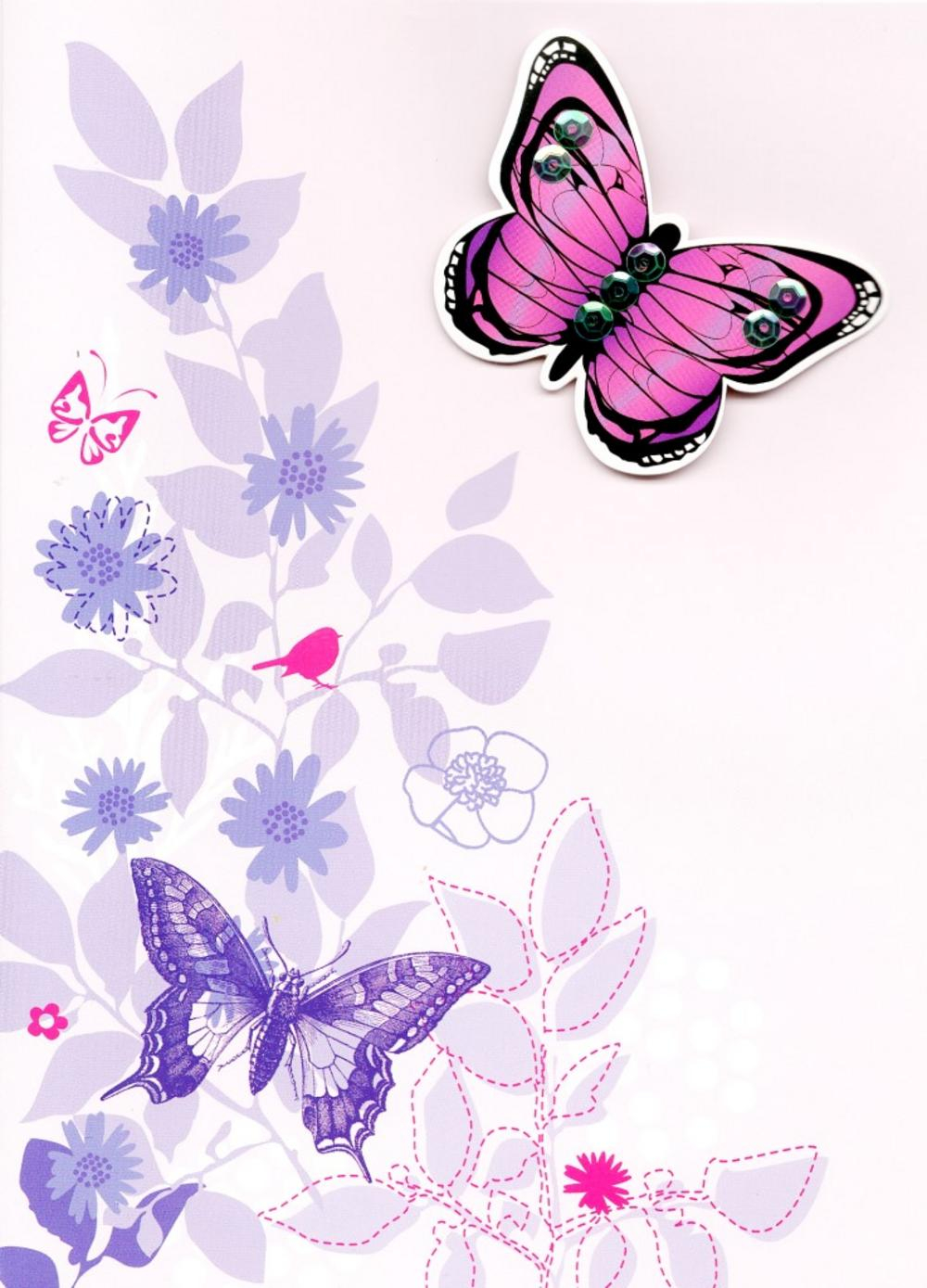 90Th Birthday Card Ideas Happy 90th Birthday Butterfly Greeting Card