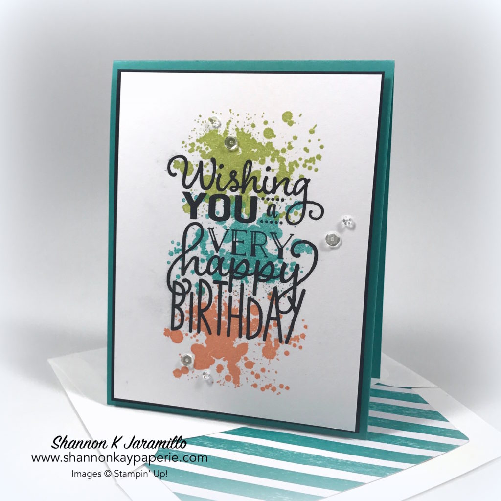 Big Birthday Card Ideas Quick Easy Card Idea Shannon Kay Paperie