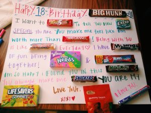 Birthday Candy Card Ideas 97 Big Birthday Cards For Boyfriend Creative Birthday Cards For