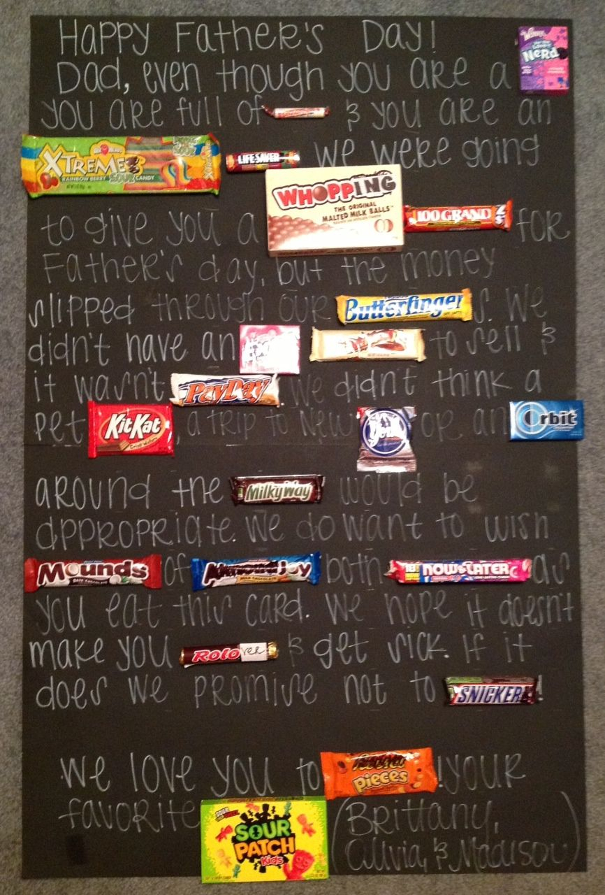 Birthday Candy Card Ideas Birthday Candy Cards Father S Day Candy Card Done And Done Pinterest