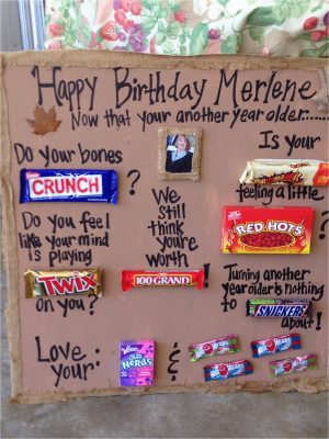 Birthday Candy Card Ideas Diy Birthday Candy Card Birthday Candy Bar Poem 80th Birthday Ideas