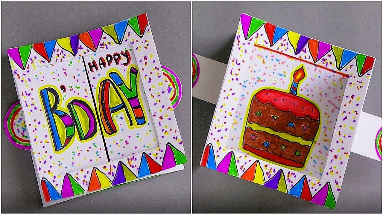 Birthday Card Designs Ideas Diy Birthday Card Handmade Greeting Card Making Ideas