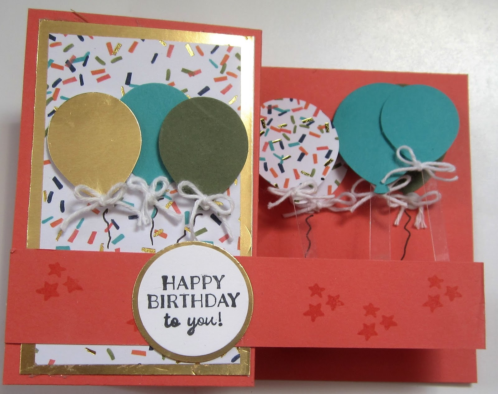 Birthday Card Folding Ideas Crafty Marias Stamping World Z Fold Pop Up Birthday Card