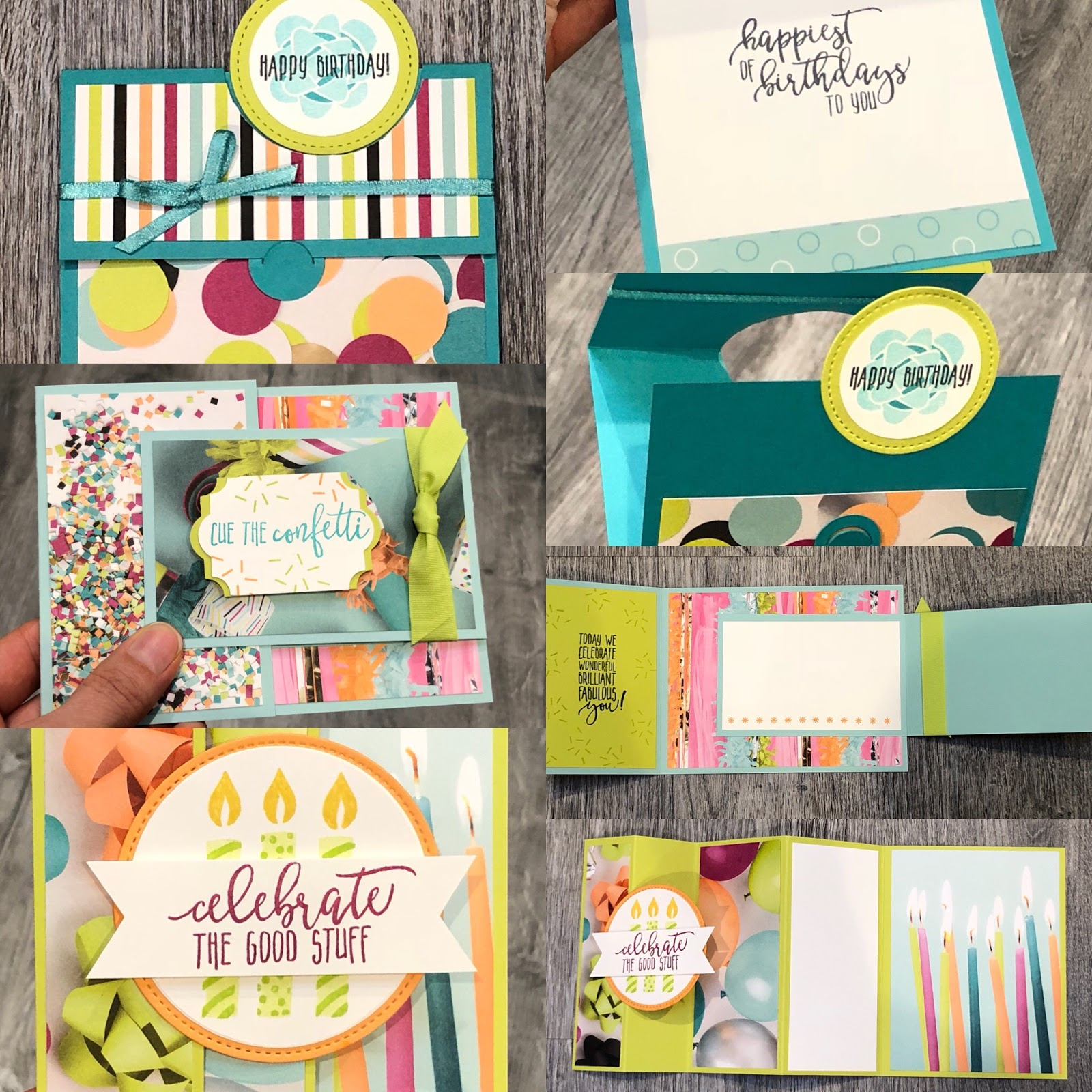 Birthday Card Folding Ideas Elaines Creations Fun Folds Birthday Card Class To Go
