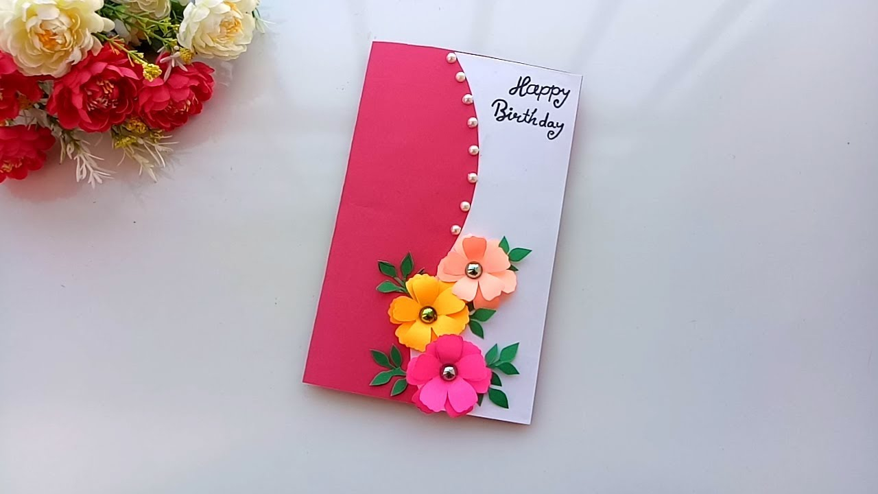 Birthday Card Greeting Ideas Beautiful Handmade Birthday Card Idea Diy Greeting Pop Up Cards For Birthday