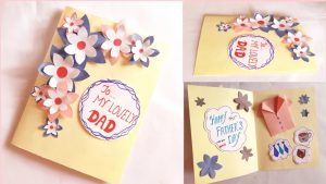 Birthday Card Greeting Ideas Greeting Card Idea For Dad Fathers Day Fathers Birthday