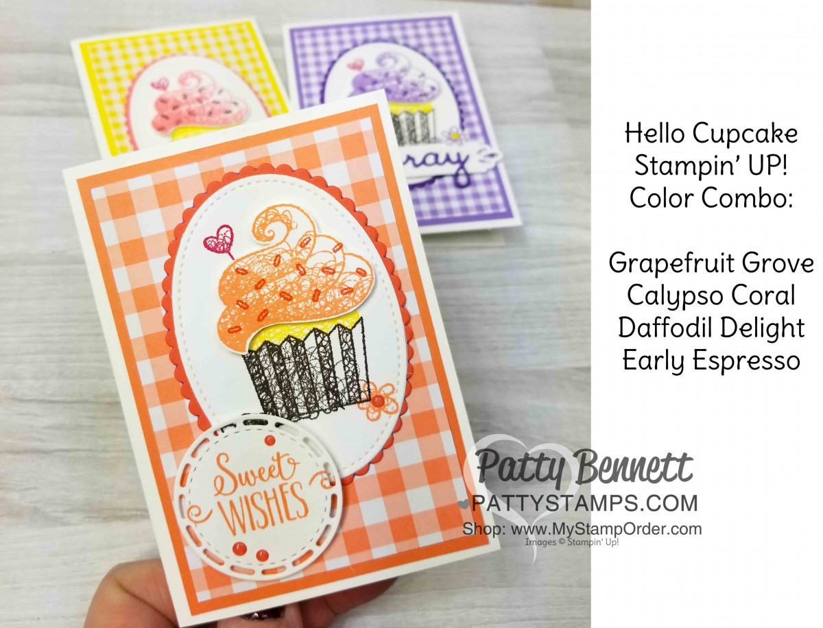 Birthday Card Idea Hello Cupcake Birthday Card Ideas Patty Stamps