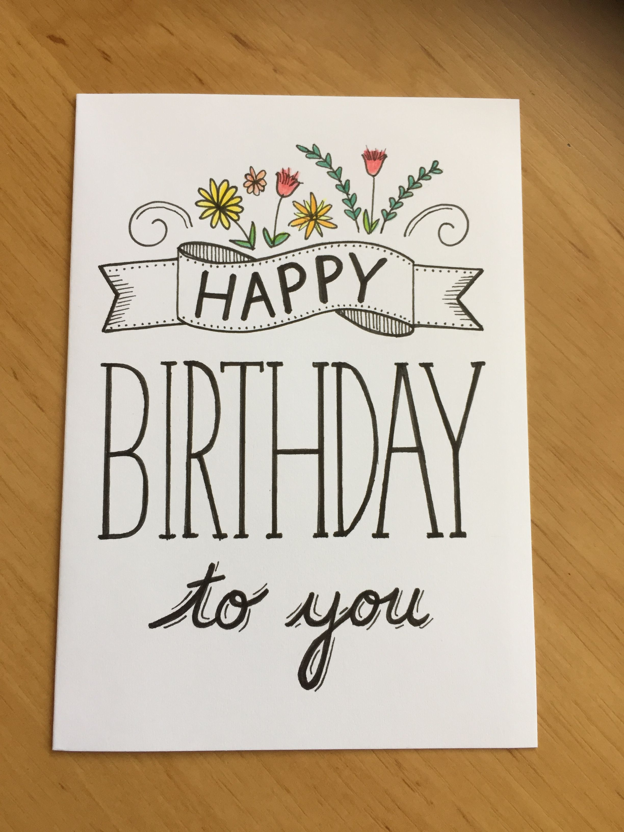 Birthday Card Ideas Boyfriend Cool Birthday Card Cake Drawing For Father Daughter Diy Friends