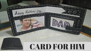 Birthday Card Ideas For Brother Birthday Card For Fatherbrotherboy Friend Fathers Day Card Idea Handmade Wallet Card