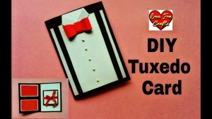 Birthday Card Ideas For Brother Diy Suit Tuxedo Greeting Card Tutorial Brothers Day Fathers Day Gift Idea