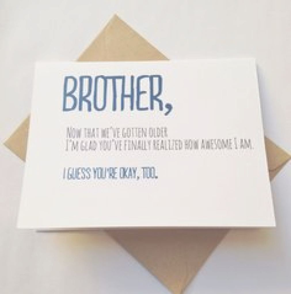 Birthday Card Ideas For Brother Funny Birthday Card Ideas For Sister The Christmas Gifts