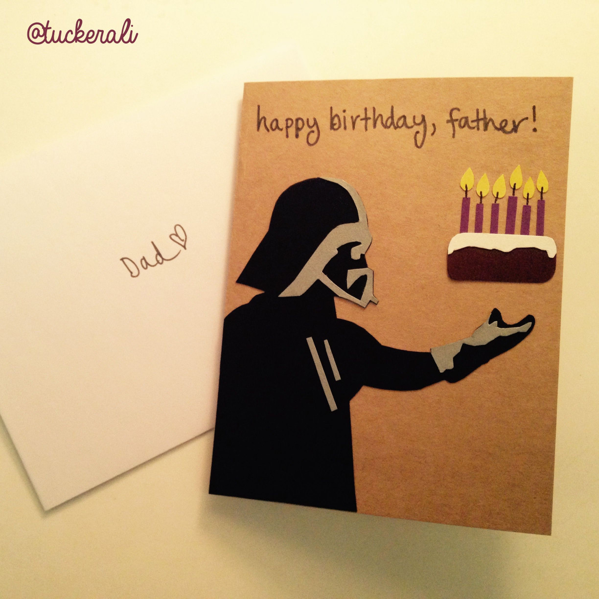 Birthday Card Ideas For Dad Birthday Card For Dad Contemporary Today In Ali Does Crafts Darth